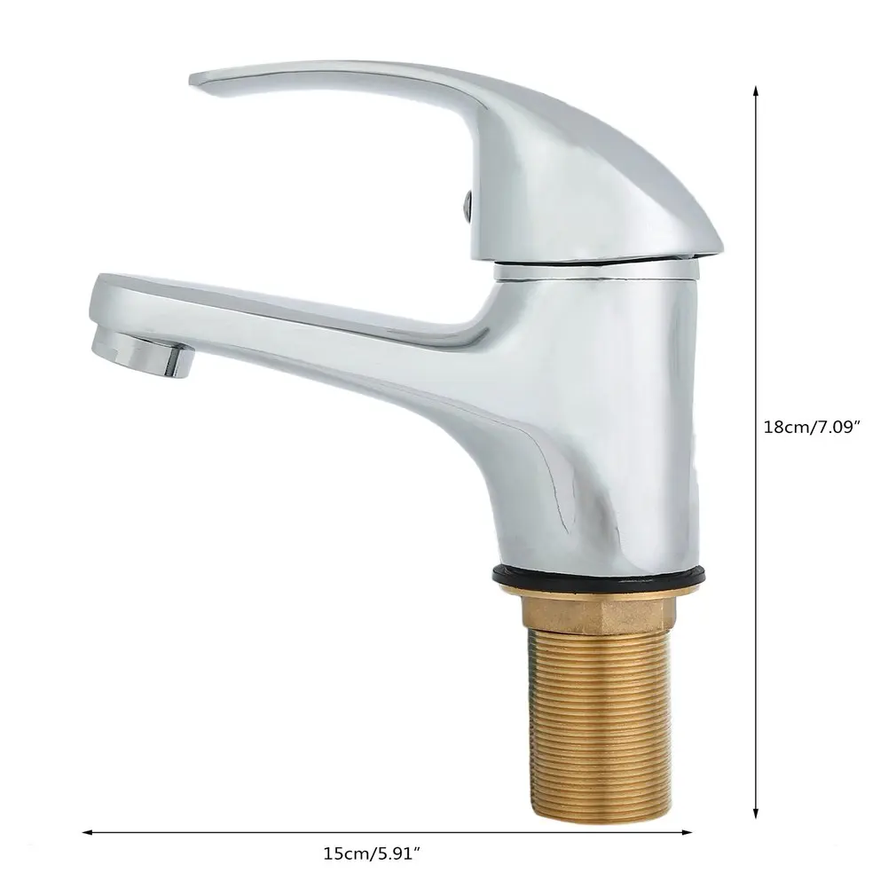 

Basin Faucet Bathroom Basin Taps Basin Mixer Home Kitchen Bathroom Chrome Water Tap Deck Mounted Water Faucet