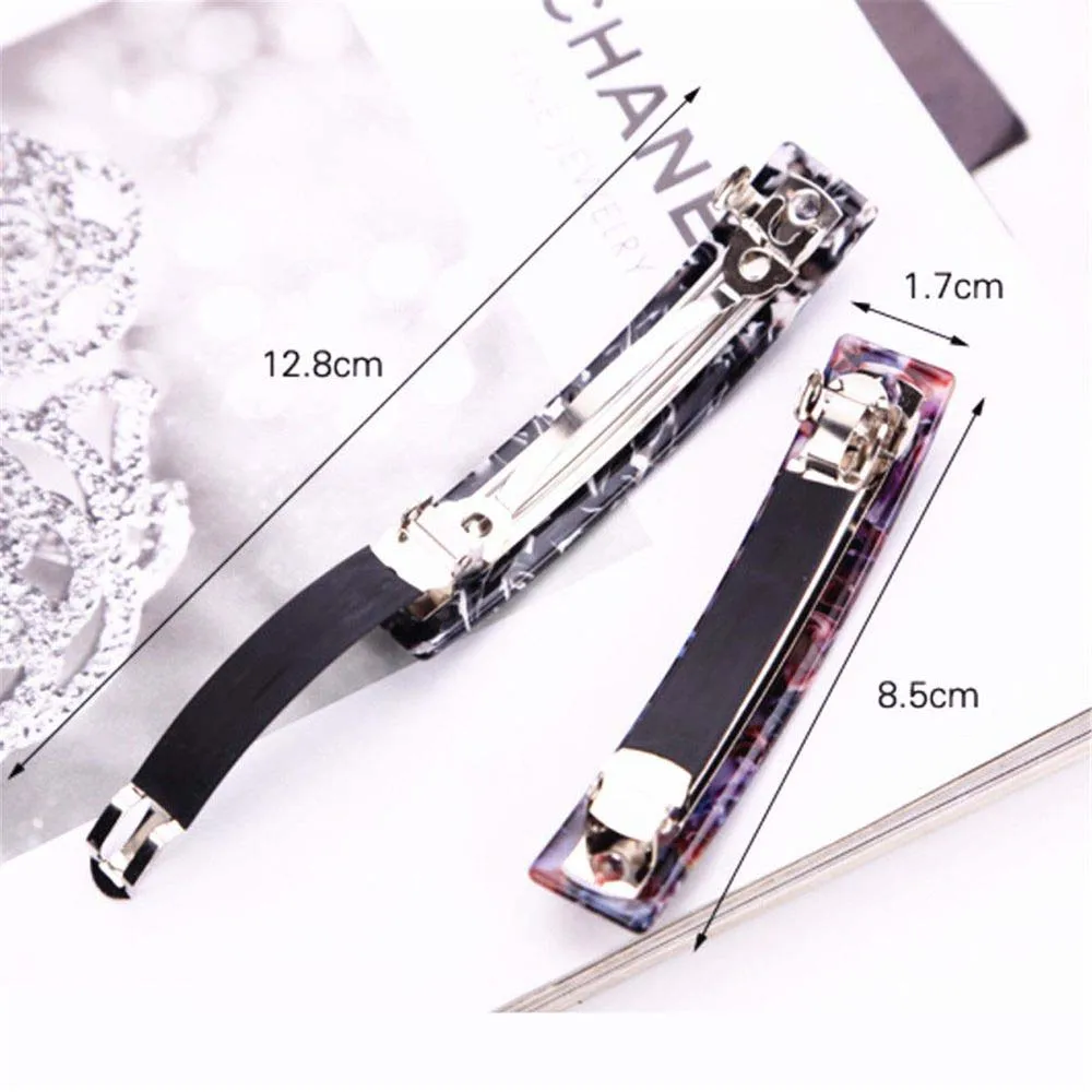 Заколки для волос леопардовые женские шпильки невидимки из сплава модные