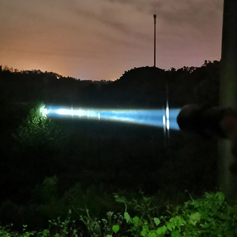 

1Pc Outdoor camping portable USB charging OSL+COB glare LED flashlight Hand lamp