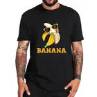 Футболка Банановая республика для мужчин, смешная футболка с рисунком банановых разрезов, мисок, новинка, дышащий летний топ из 100% хлопка, европейский размер