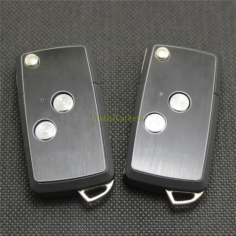 PINECONE для HONDA CIVIC CITY FIT CRV ACCORD Keys чехол с 2 кнопками необработанное лезвие высокое