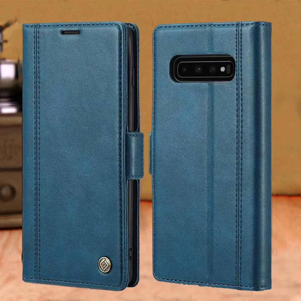 

Чехол-книжка с магнитной застежкой для Samsung Galaxy S8 S9 S10 Plus
