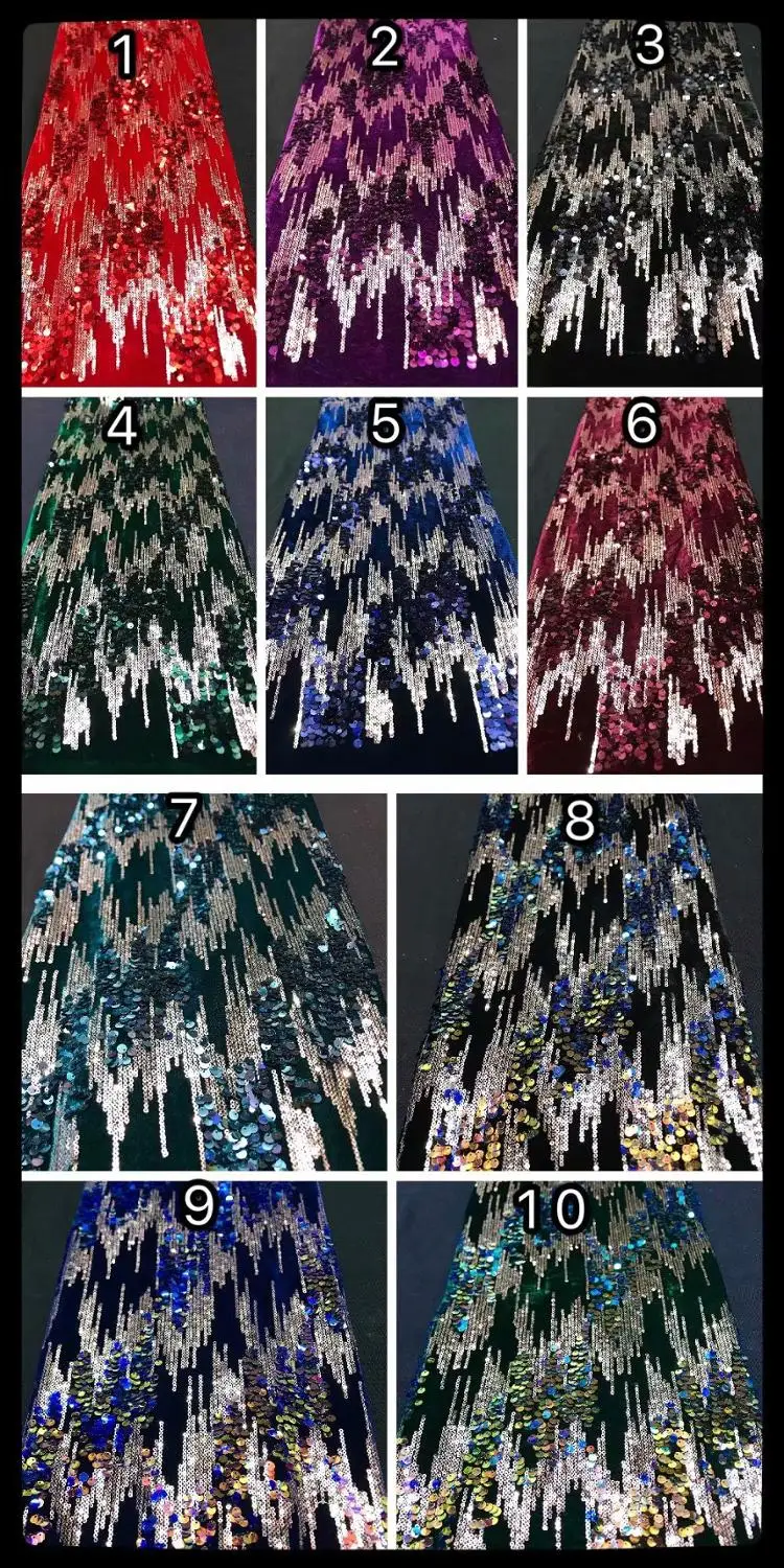 2020 5 ярдов/Лот Роскошные золотые блестки отделка Кружева с фиолетовым