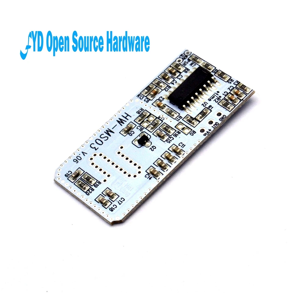 High Performance Motion Sensor Module Radar Motion Sensor HW-MS03 2.4GHz to 5.8GHz Microwave Radar Sensor Module for Arduino