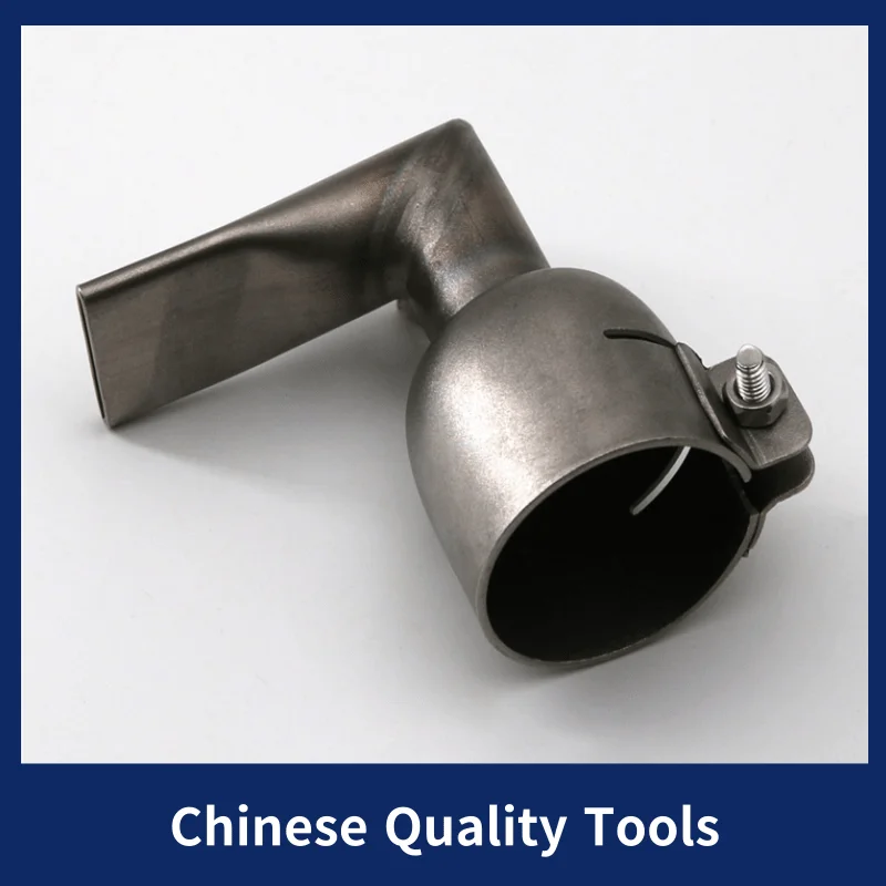 

PVC hot air plastic welding torch accessories 2cm cm wide 90 ° inclination elbow flat mouth special use for welding machine