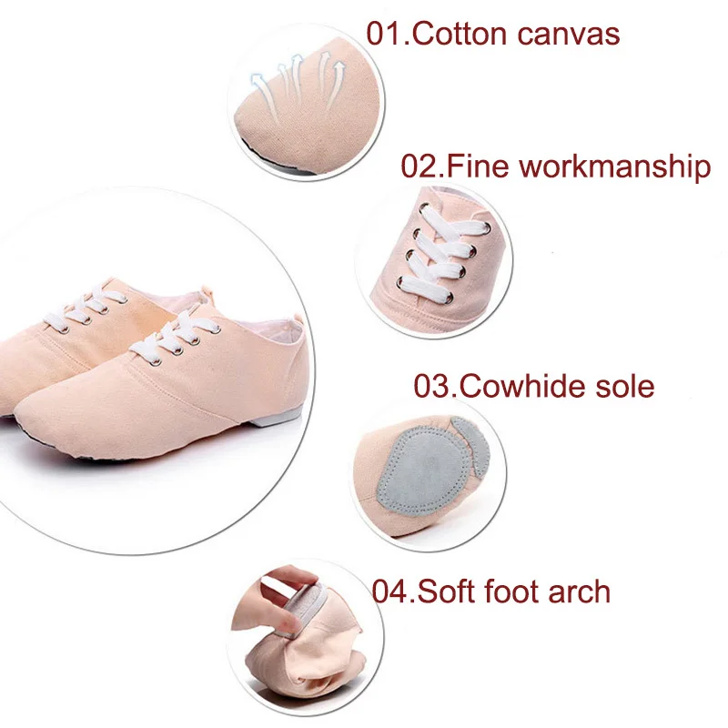 Черные зеленые красные парусиновые светильник-Вес занятий йогой Балетная туфли