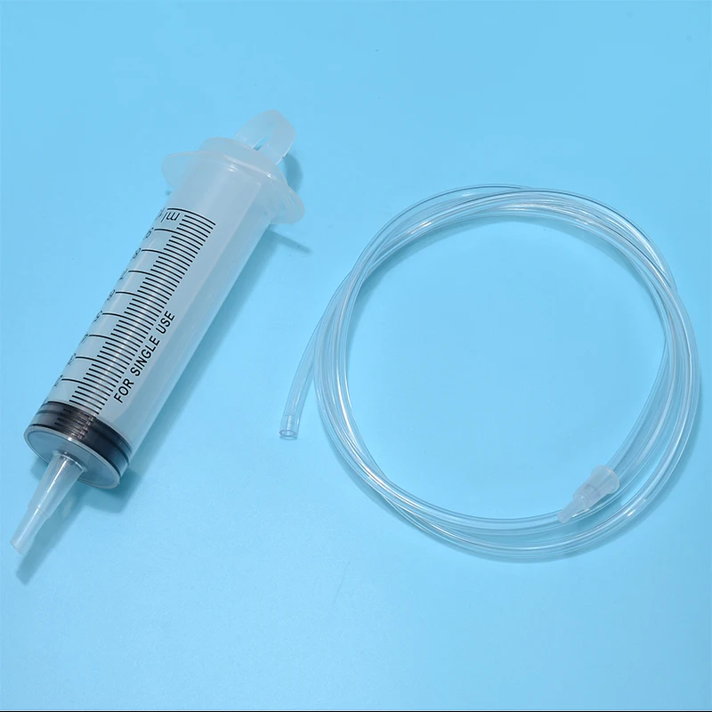 1 шт. пластиковый Большой Шприц гиподермический 100 мл с 120 см трубкой для