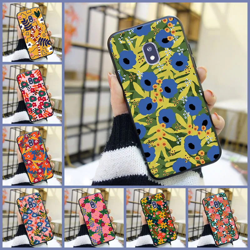 Эстетичные чехлы для телефонов с цветами Samsung Galaxy J2 J5 J7 Prime J3 2015 2016 2017 J4 J6 J8 Plus 2018