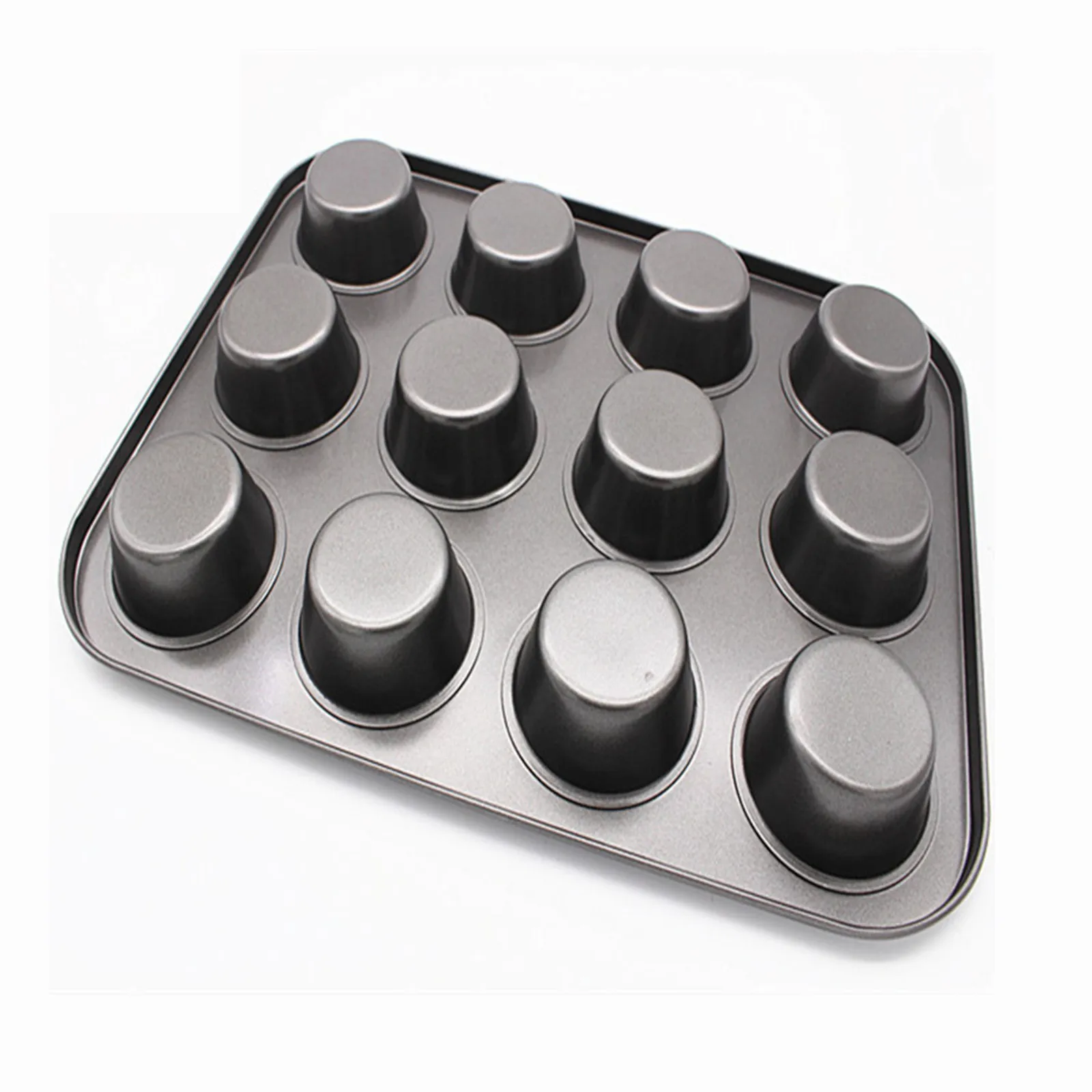 

Carbon Steel Muffin Mold DIY Cupcake Cake Baking Mold Metal Fondant Kitchen Baking Tool For Cakes