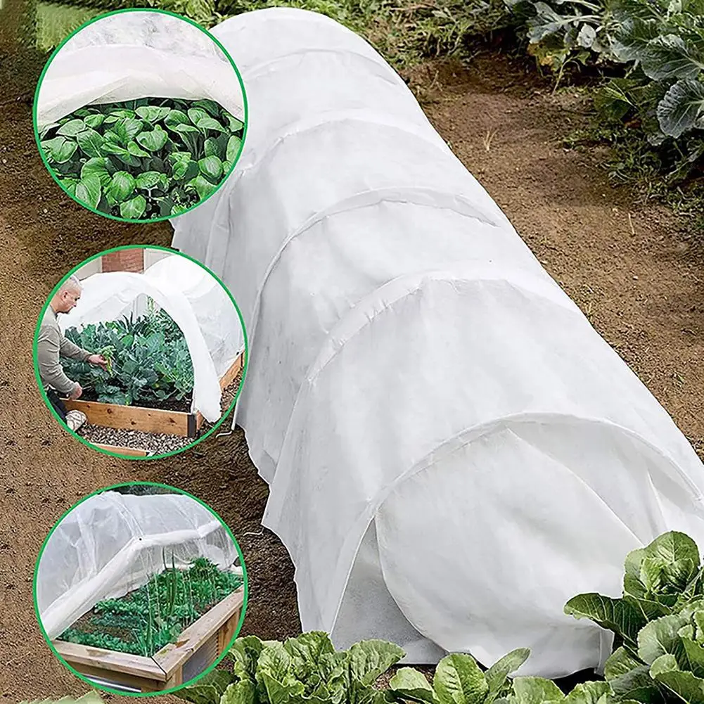 

6/10/15m Plant Antifreeze Cover Lightweight Breathable Plant Hood Protector Winter Plant Cold And Frost Protection Cover Bag