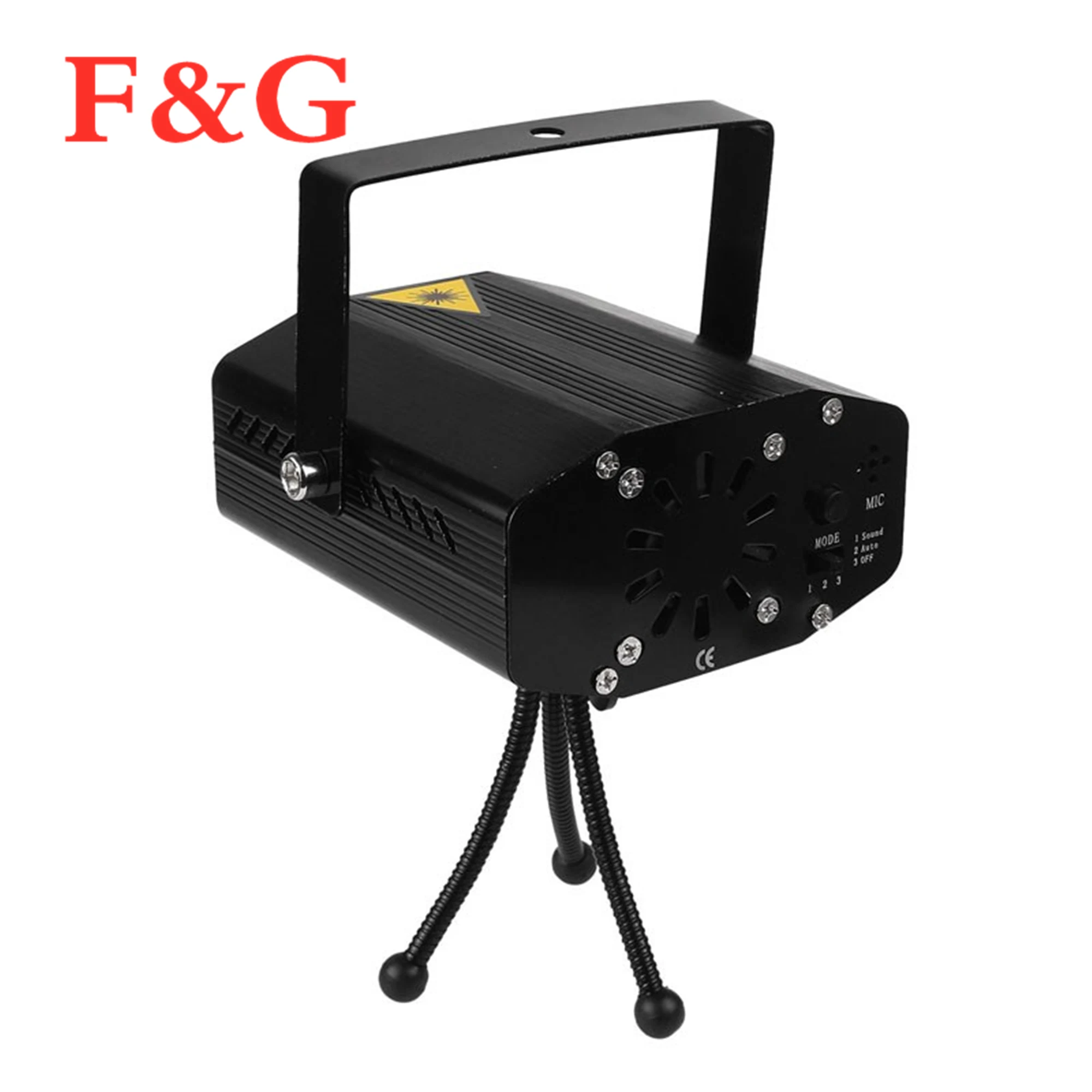F & GMini portatil IR remoto RG Galaxy Meteor Shower Laser proyector luces Dsico DJ inicio fiesta Navidad Show escenario iluminaci|Эффект