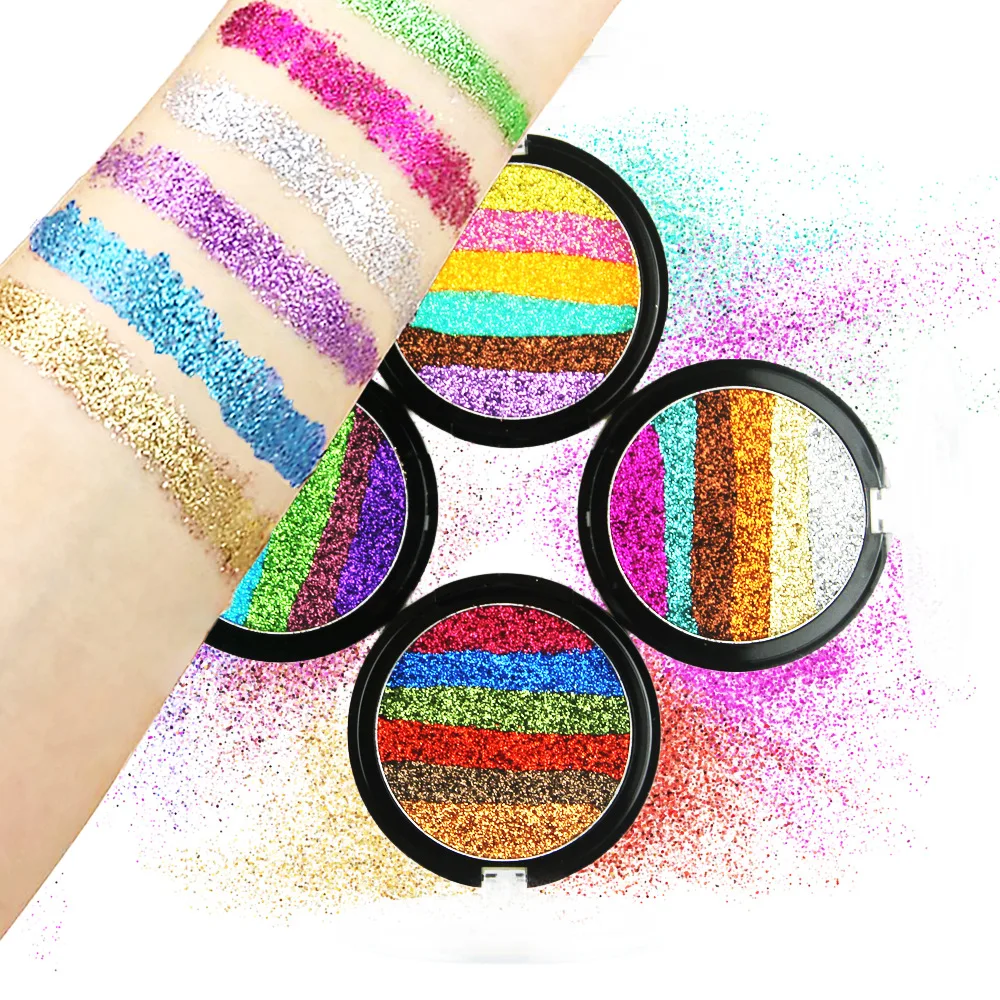 Макияж Bling водонепроницаемый алмазные тени для век Блеск мерцающие порошок