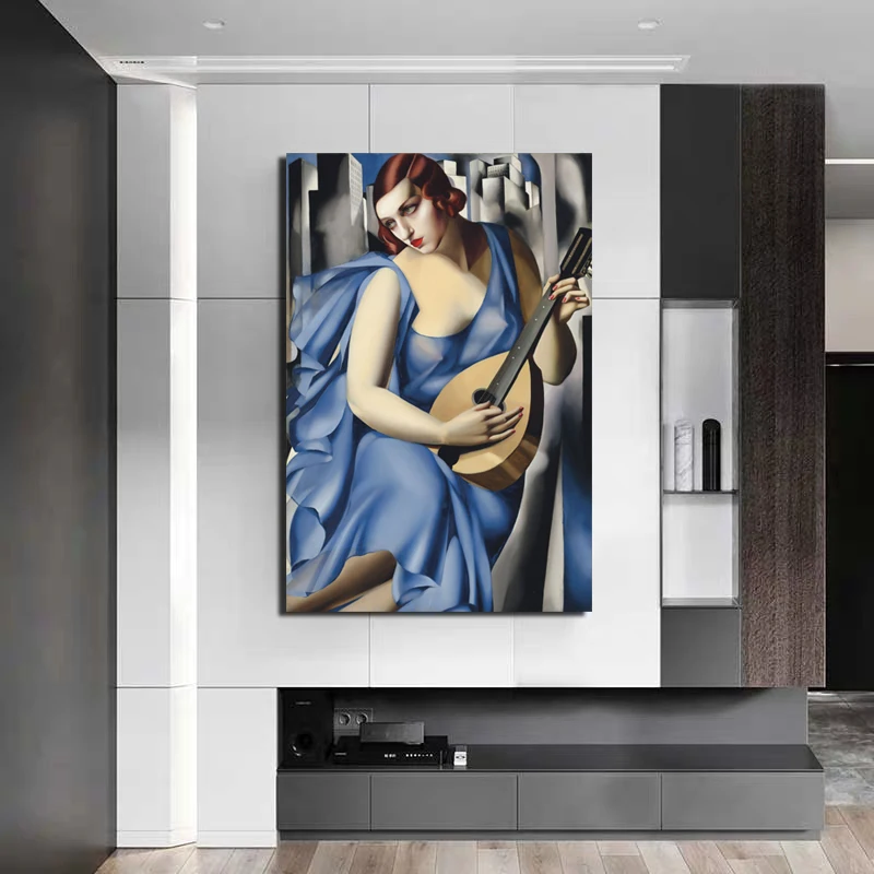 Модульный настенный художественный холст Тамара де лемпика картина музыка