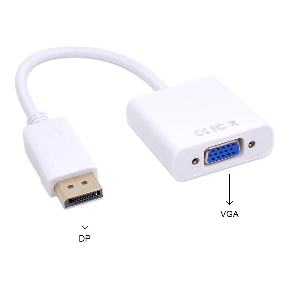 1080P 20 контактный разъем DP кабель переходник DisplayPort (папа) (15 контактов VGA Женский