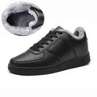 winter men casual shoes plush boots unisex sneakers couple lovers white shoes big size 48 47 mens trainers flats outdoor shoes