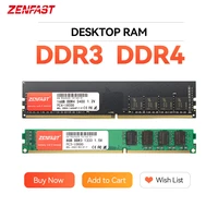 zenfast ddr4 desktop 8gb 16gb 32gb memory 2133 2400 2666mhz support motherboard ddr4 with radiator high perform ram support x99