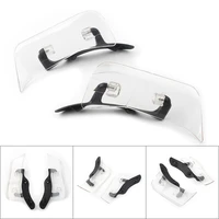 2pcs transparent motorcycle wind air deflector windscreen for harley road glide special fltrxs 2015 2016 2017 2018 2019 2020