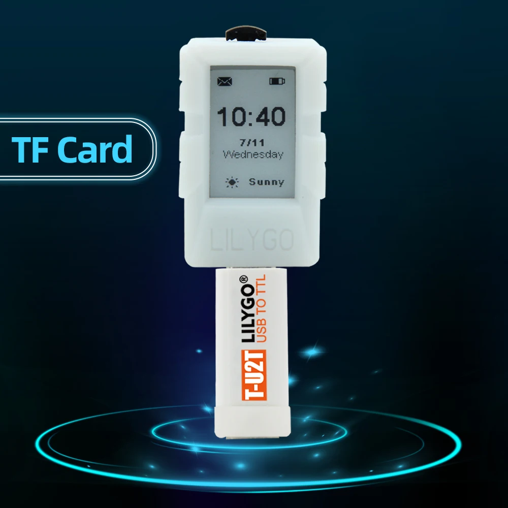 LILYGO®Мини E Paper Core 1 02 дюймовая TF карта ESP32 PICO / T U2T USB для TTL загрузчика|Печатные платы|