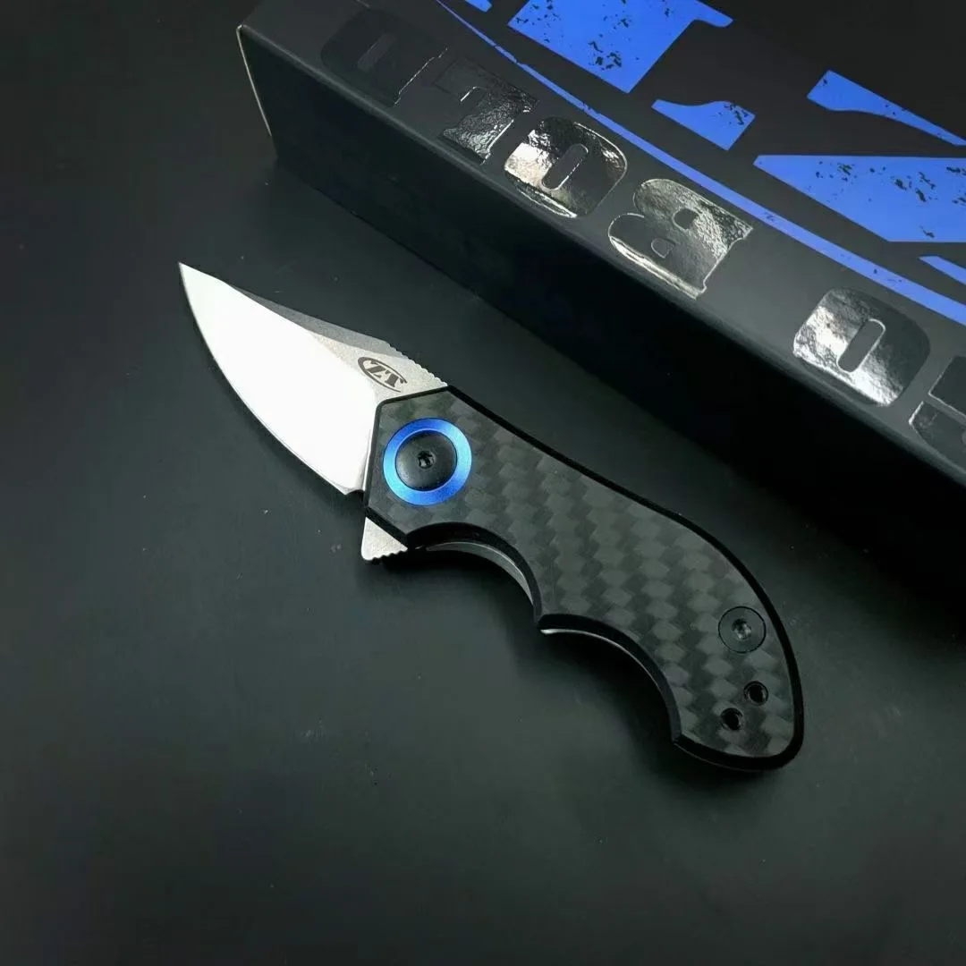 Складной нож ZT0022 карманный клинок из углеродного волокна с ручкой со стальным