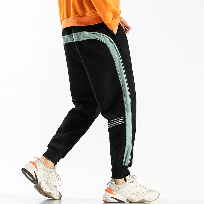 

Spring Autumn Black Men Pants Fashions Joggers Casual Sweatpants Track Men'S Sweat Trouser sweatpants jogers for men