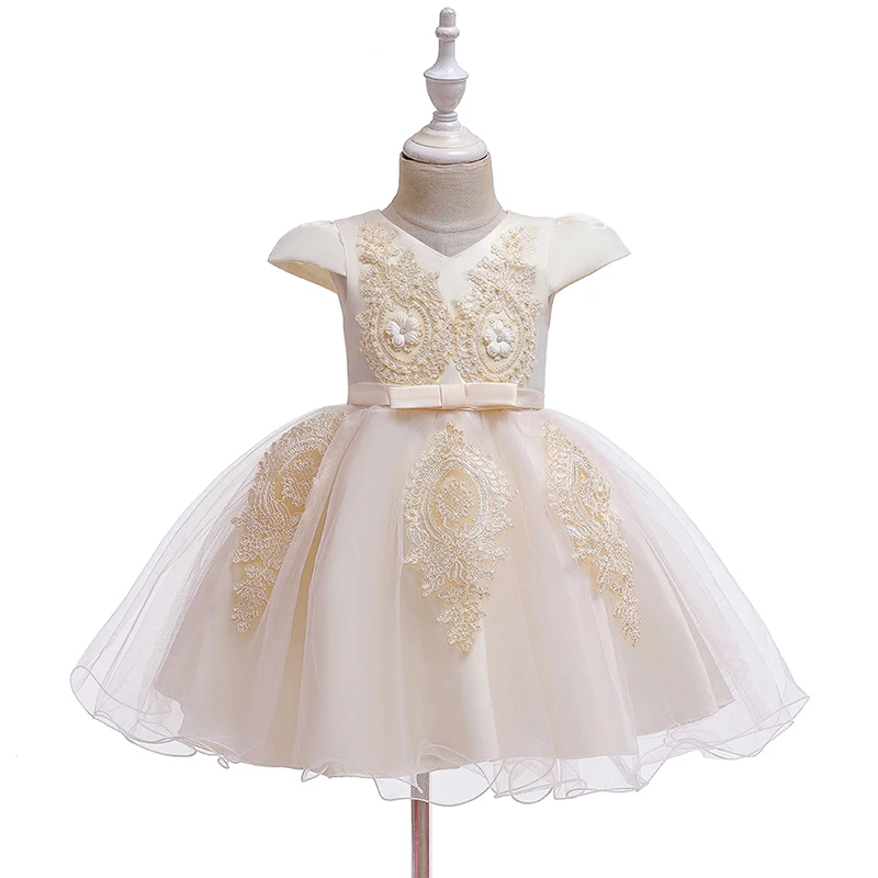Детское официальное платье для девочек одежда с цветочным рисунком торжества
