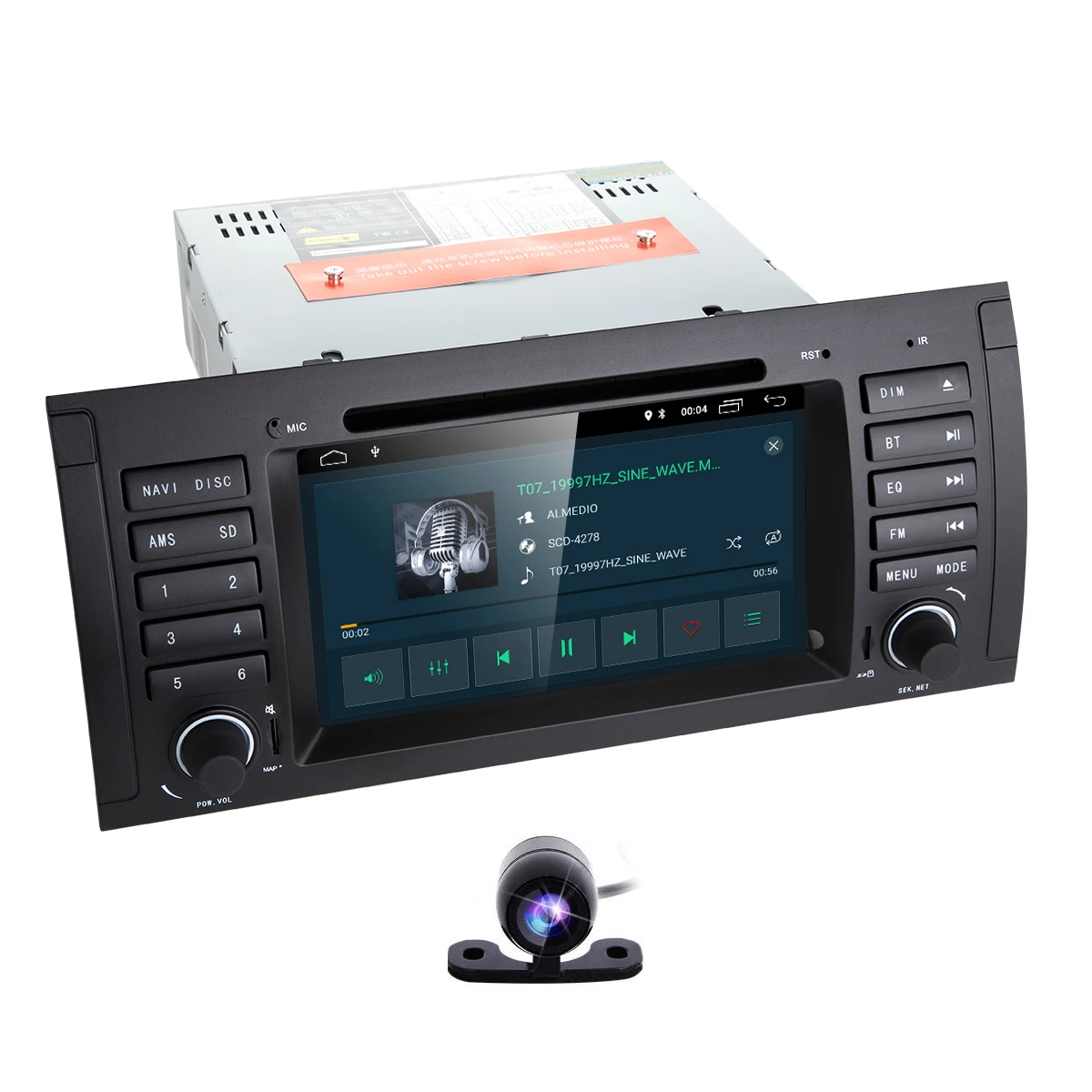 Hizpo 1DIN Android 9 0 радио автомобильный DVD навигатор плеер для BMW M5 1996 2003 7 серии E38 1994 2001