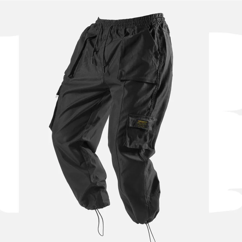 

2021 New Seasons Men's Fashion Overalls Men's Trousers Multi-Pocket Trend Design High-Quality Loose-Fitting Sports Pants