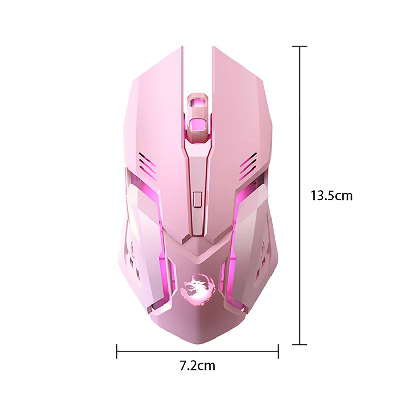 

Wireless Gaming Mouse Ergonomic 7 Button 2400DPI Rechargeable Computer Gamer Mice Silent mute Mause with Backlight for PC laptop