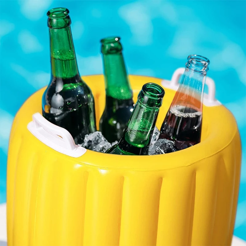 

Home Bucket Inflatable Ice Bucket for Travel/Swim Thicken Foldable for Family/Friend Swim Supplies