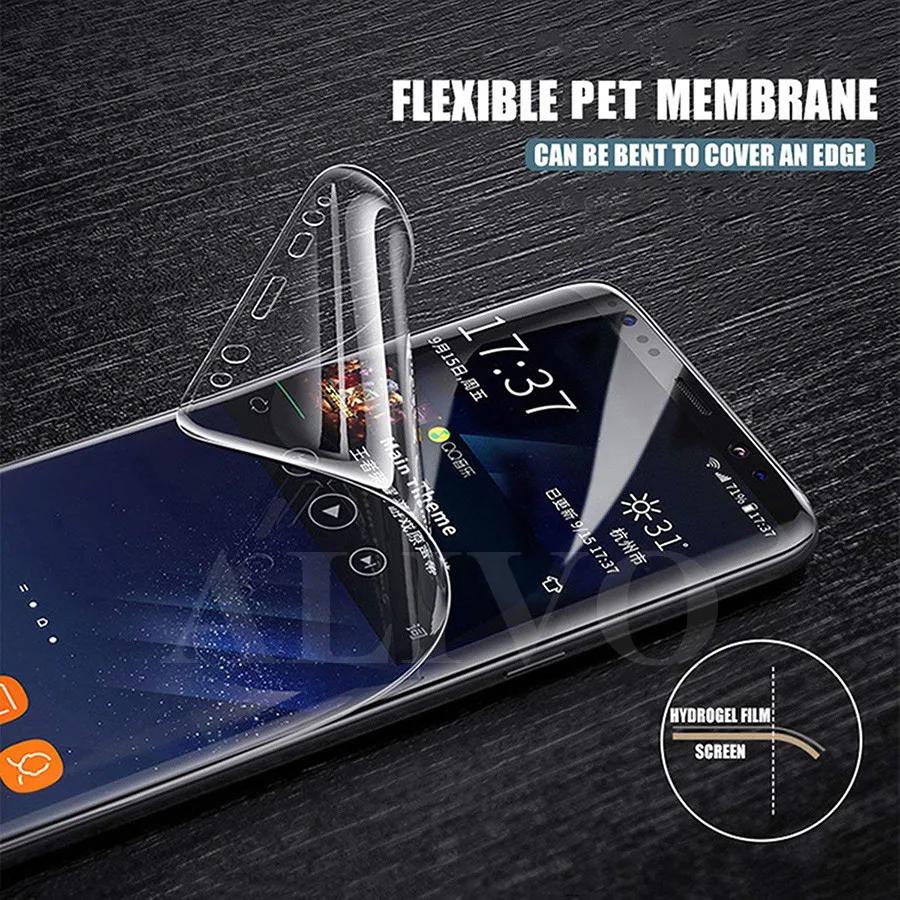 2 шт для передней панели + мягкая накладка на заднюю панель из ТПУ гидрогель