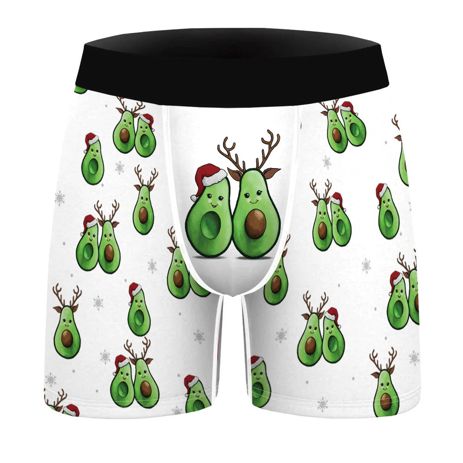 

Christmas Panties Funny Underwear For Man Short Men's Panties Snow Man Male Boxer Casual Underpants 2022 New Mens Panty