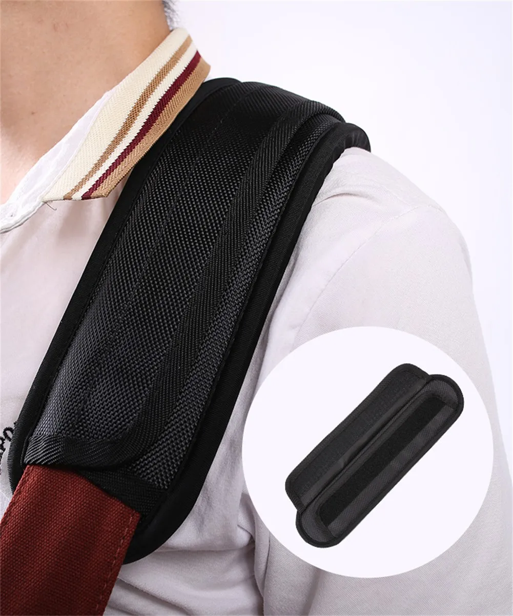 Bass Anti-Slip Guitar Strap Padded Shoulder Pad Adjustable Padded For Bags Backpacks Protective Removable Camera Bags