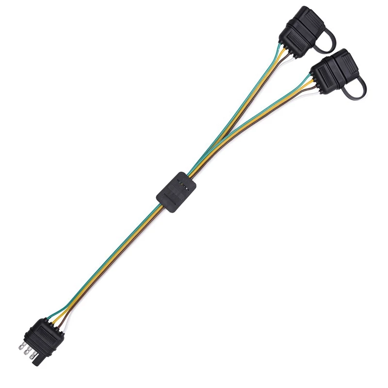 Универсальный 4 Способ Плоский y-разветвитель Plug and игровой адаптер удлинитель
