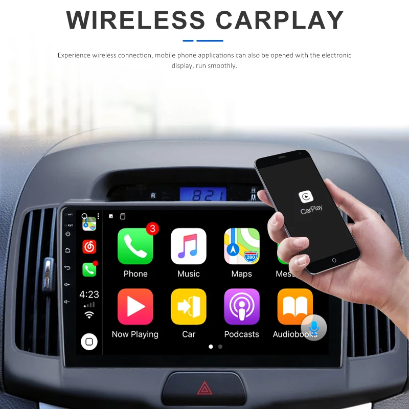 

Car DVD For Hyundai Elantra ( 2006-2010) Car Radio Multimedia Video Player Navigation GPS Android 10.0 Double Din