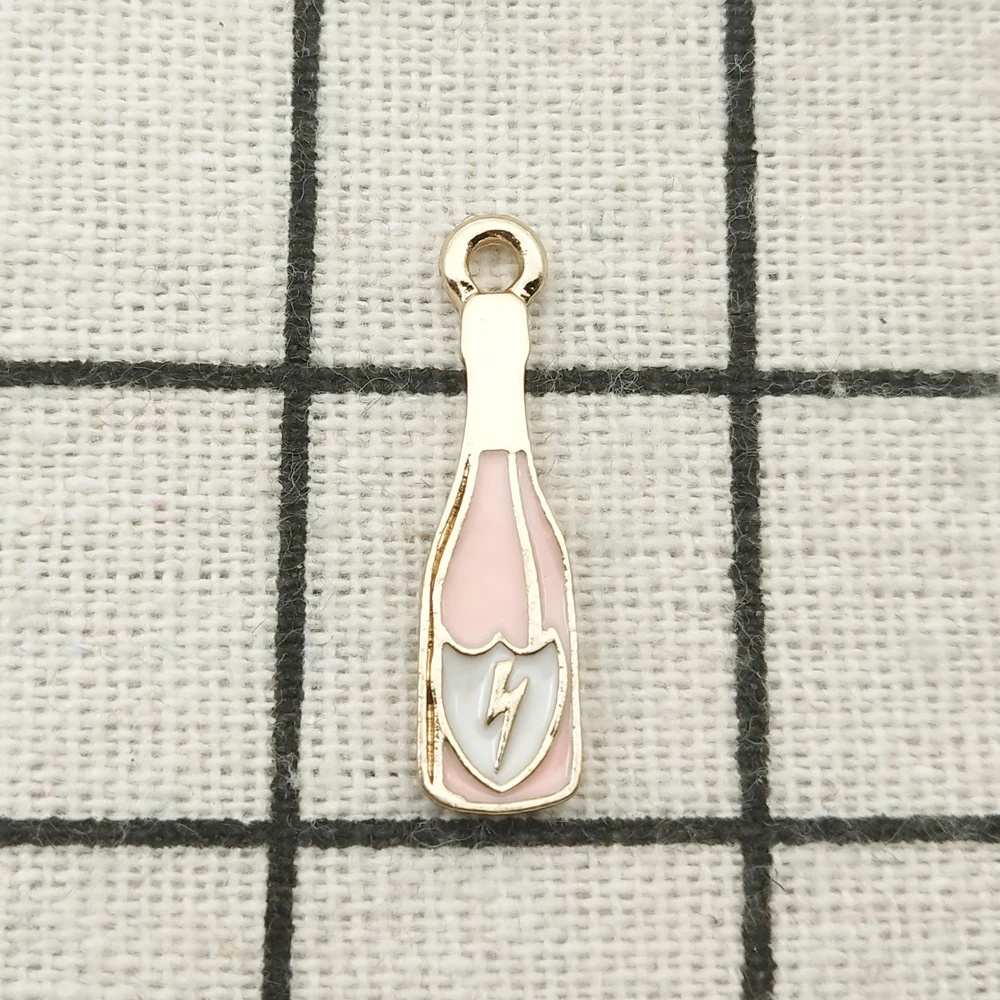 10 шт. эмалированная бутылка вина и чашка очаровательные ювелирные аксессуары