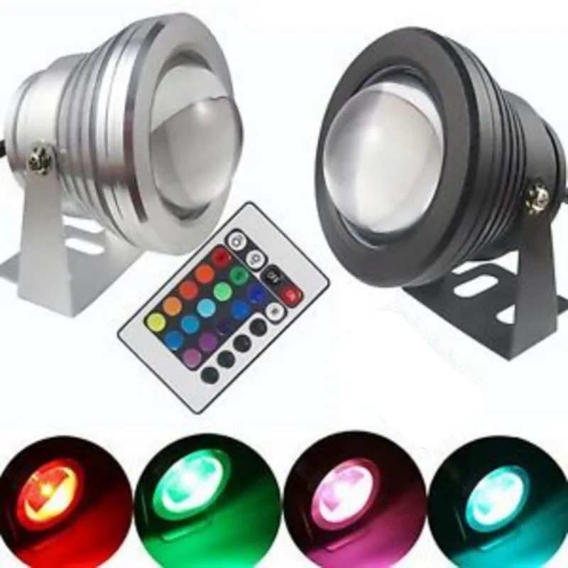 Новый 1 шт. наружный 10 Вт IP68 RGB подводный Светодиодный точечный светильник