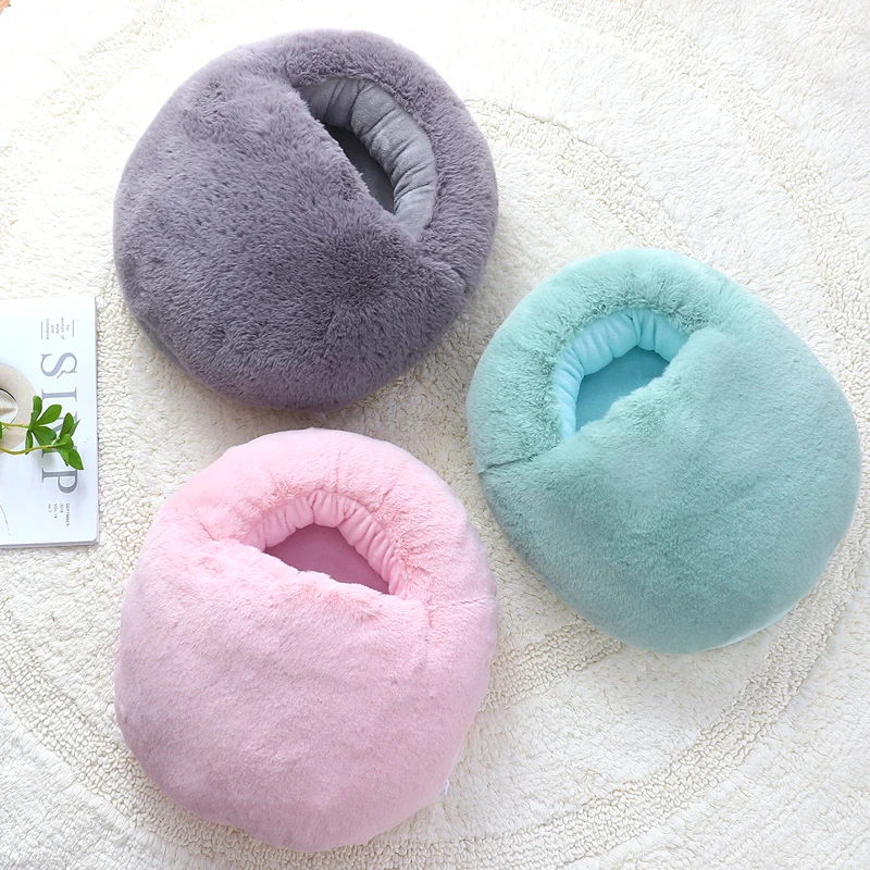 Электрическая грелка для ног съемный моющийся обогреватель дома и офиса 3 цвета