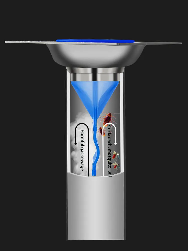 

Bathroom Odor-proof Leak Core Down The Water Pipe Draininner Core For Kitchen Bathroom Sewer Seal Leak
