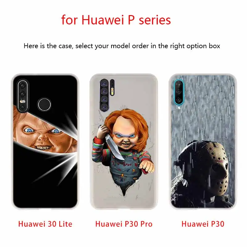 Силиконовый мягкий чехол из ТПУ для Huawei P30 P40 P20 Pro P10 P9 Lite P Smart Z 2020 Чаки Барри