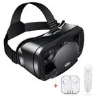 Гарнитура виртуальной реальности 3D VR, умные очки, шлем для смартфонов, мобильный телефон, линзы 7 дюймов, бинокль с контроллерами