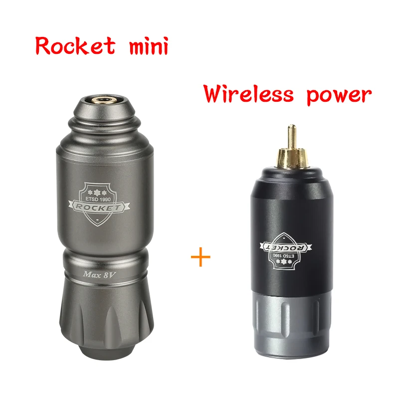 Wireless Tattoo Pen Machine Kit Rocket Mini Power Battery Rotary Short Set with Permanent Makeup Gun Tattoo Power Supply