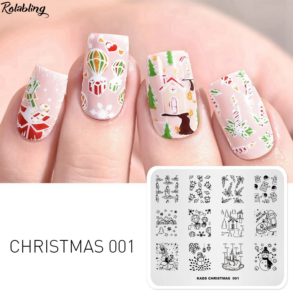 Новинка 7*8 см штамповочные пластины красивый дизайн шаблоны из нержавеющей стали