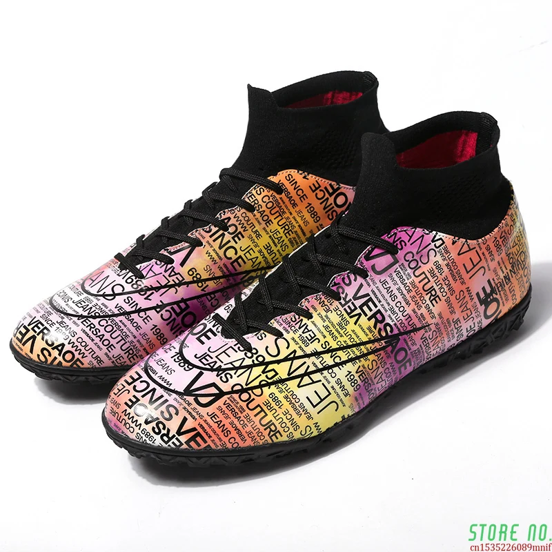 

2021 Men Football Boots Boys Student Soccer Shoes Chuteira Society Chuteiras De Futbol Chuteira Campo Profissional