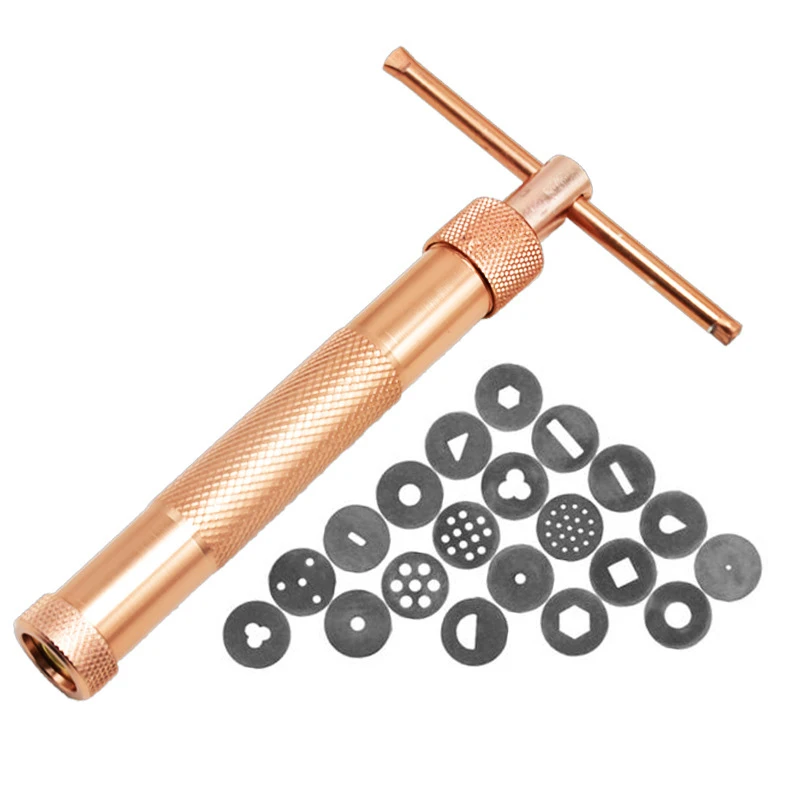 DIY Craft Pottery Clay Extruder Fondant Cake Slime Pastry Gun Modeling Tool |