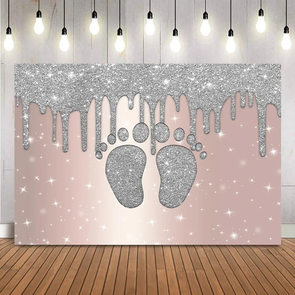 Розовый Блестящий Фон для фотографий на день рождения девочек взрослых женщин