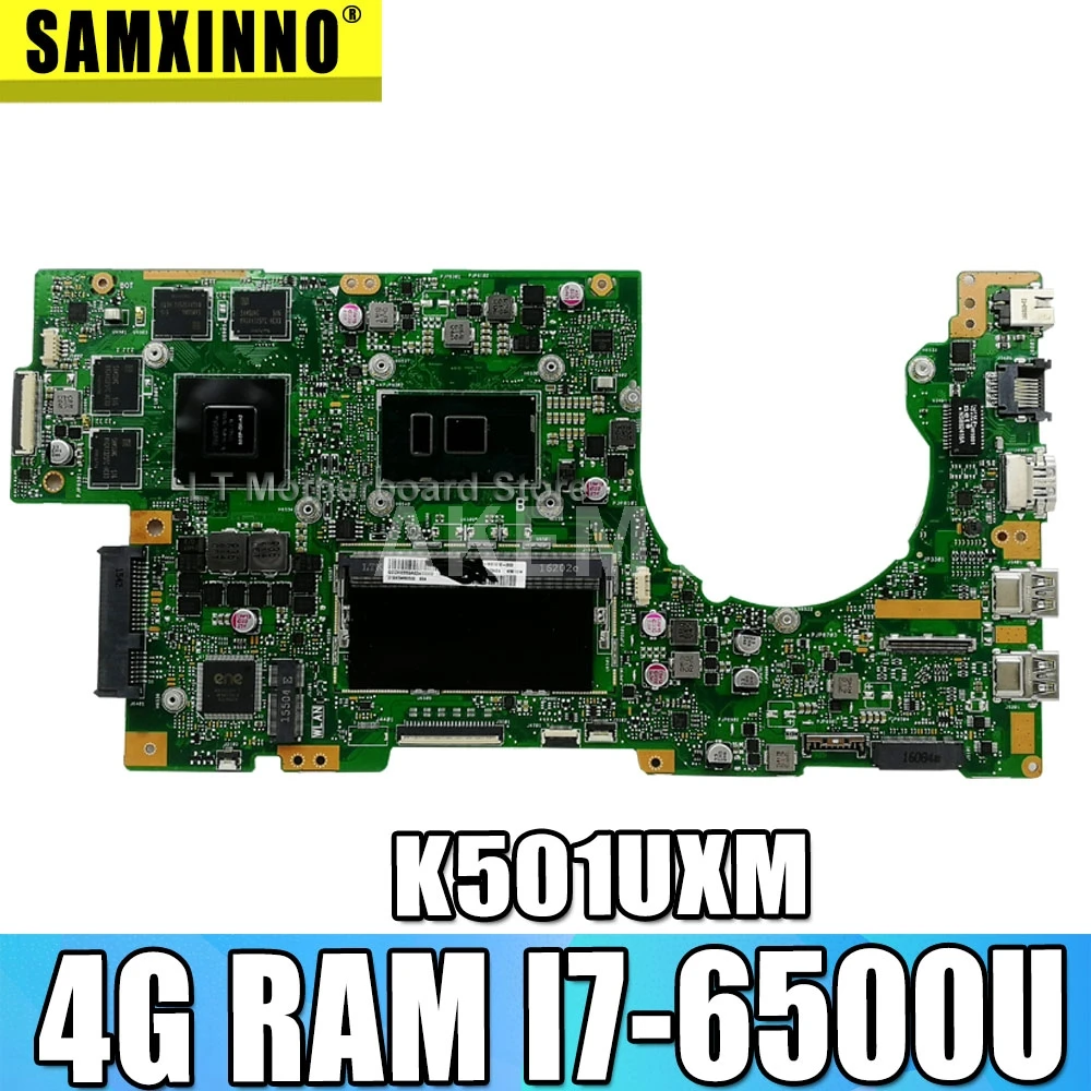 

Akmey K501UXM материнская плата для ноутбука Asus K501UW K501UXM K501UQ K501UXM материнская плата GTX950M/4GB /I7-6500 CPU/4G-RAM/ DDR4