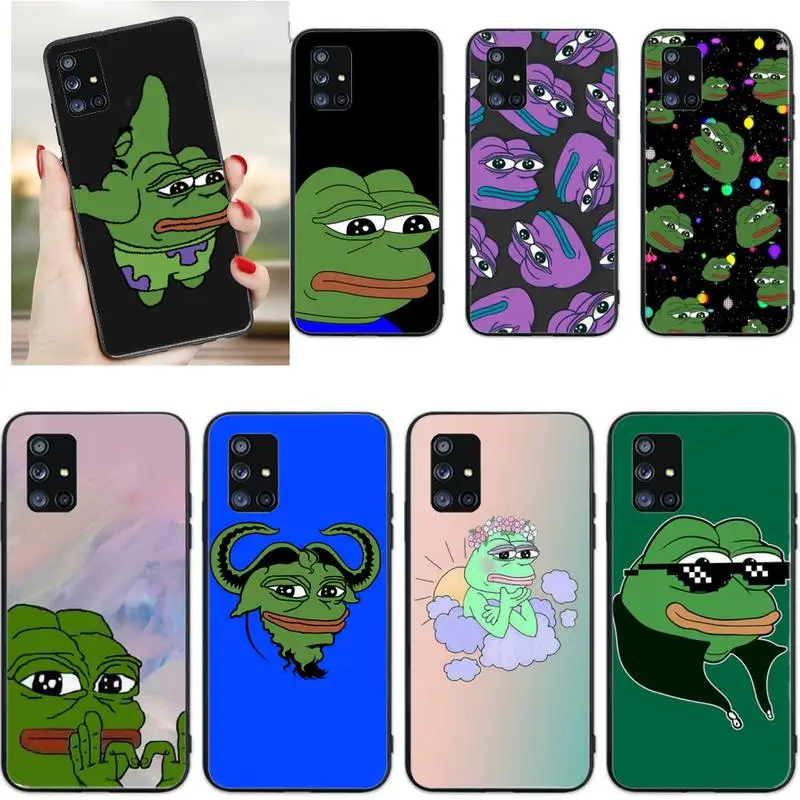 

Sad Frog pepe Phone Case for Huawei P40 P30 P20 P10 P9 P8 pro lite Plus P SMART 2019 P9 lite Fundas cover