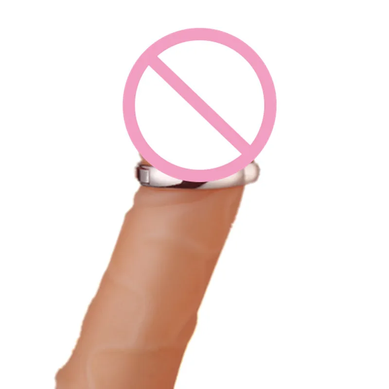 Кольцо для пениса из нержавеющей стали мужчин на пенис увеличивающий рост кольцо