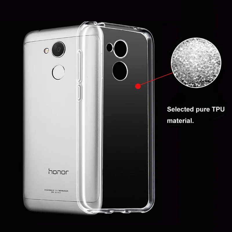 Прозрачный чехол для телефона Huawei Honor 6A 6C Pro 6X Honor6 задняя крышка ультратонкий