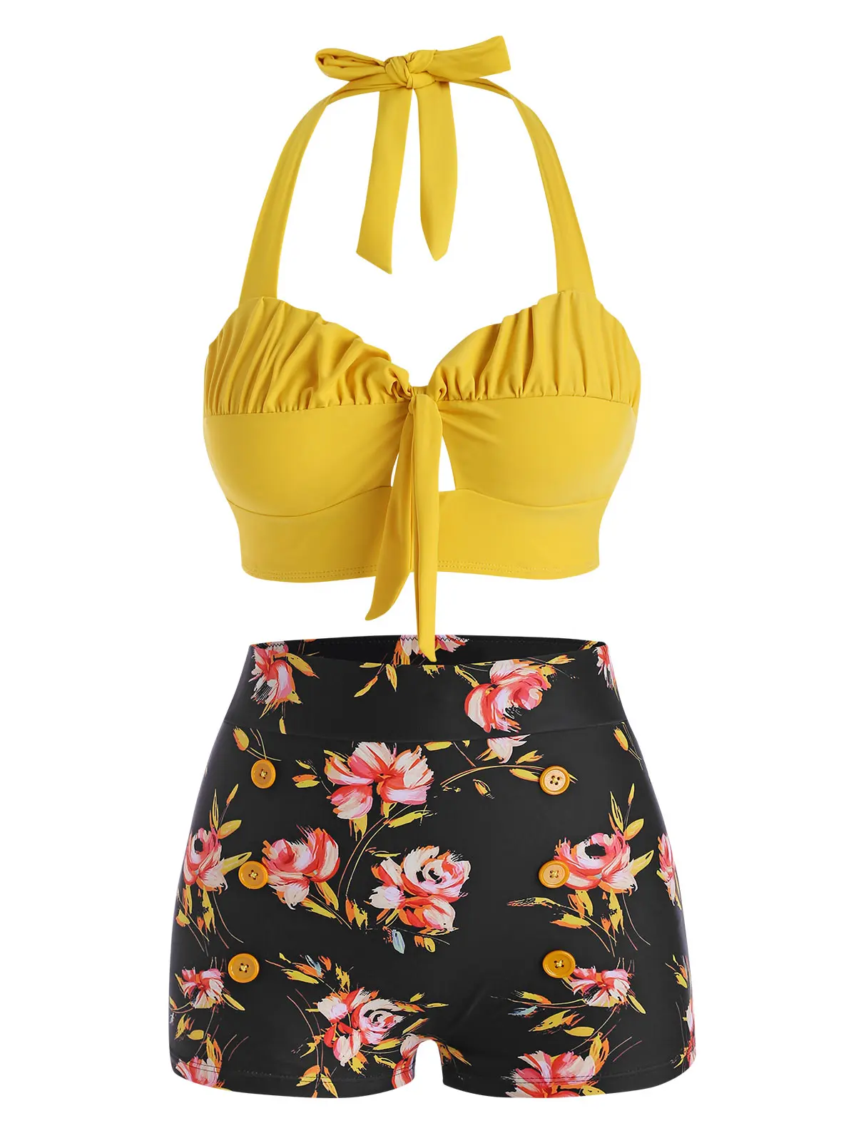 Wipalo новинка бикини сексуальное с высокой талией женский купальник Холтер